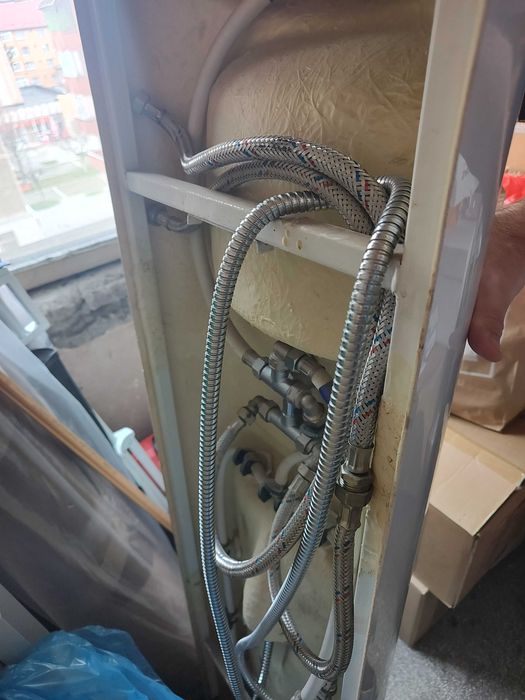 Panel de duș, cu hidromasaj, alb