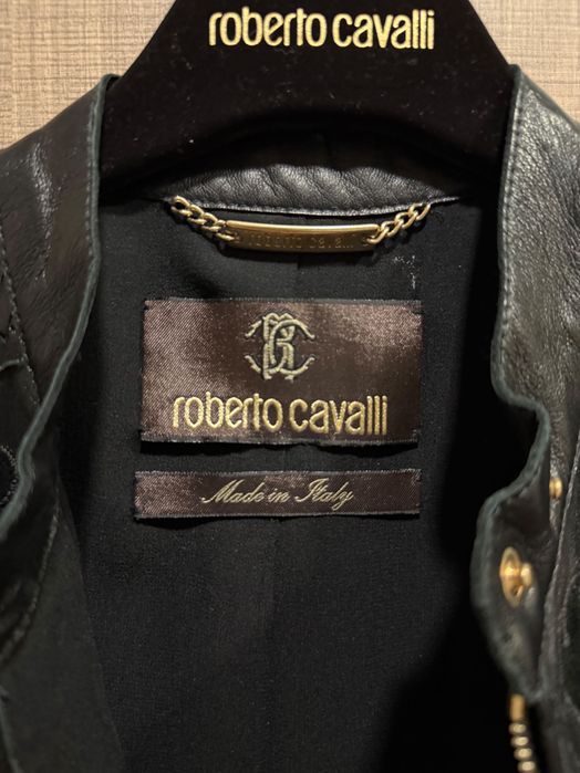 Куртка кожаная Roberto Cavalli original
