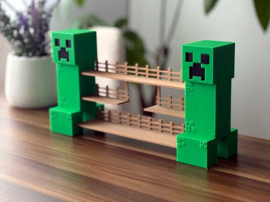 Стойка / Органайзер за Minecraft фигурки (Kinder Joy)