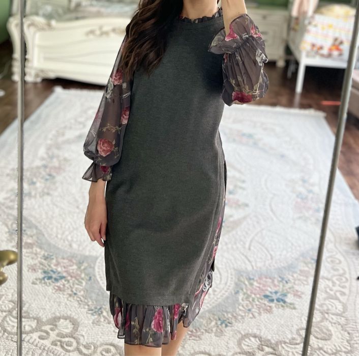 Нежное и оригинальное платье