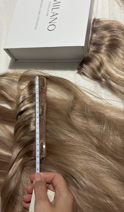 Extensii par natural clip on Russian