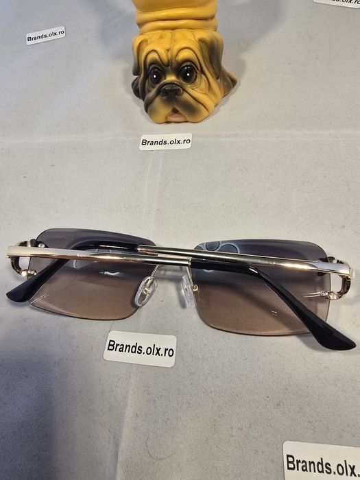 Set Ochelari de soare Cartier Rimless Brown, 17594, made in Italy