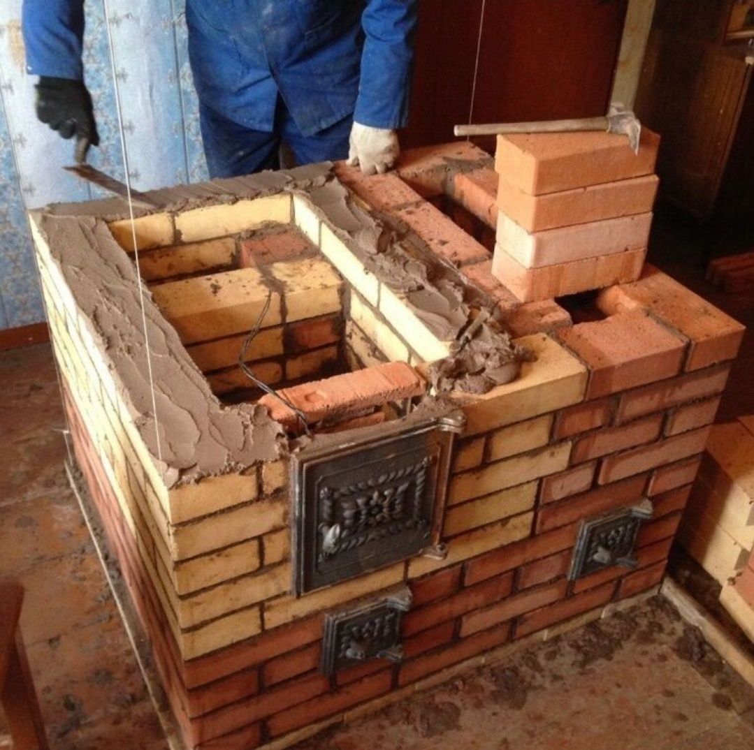 Печь из кирпича