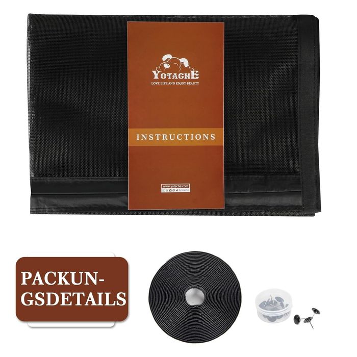 200х240см Магнитни комарници, мрежа за двойна врата против комари