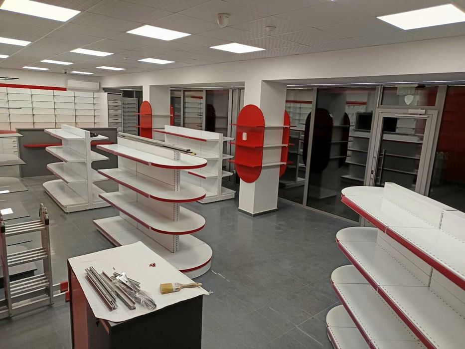 ПРОМОЦИЯ! Островен стелаж със заоблени рафтове/НОВО/Последни бройки