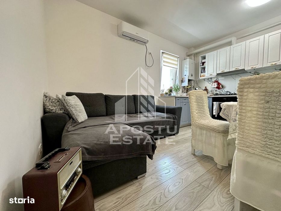 Apartament cu 3 camere, complet mobilat si utilat, etajul 2, Giroc