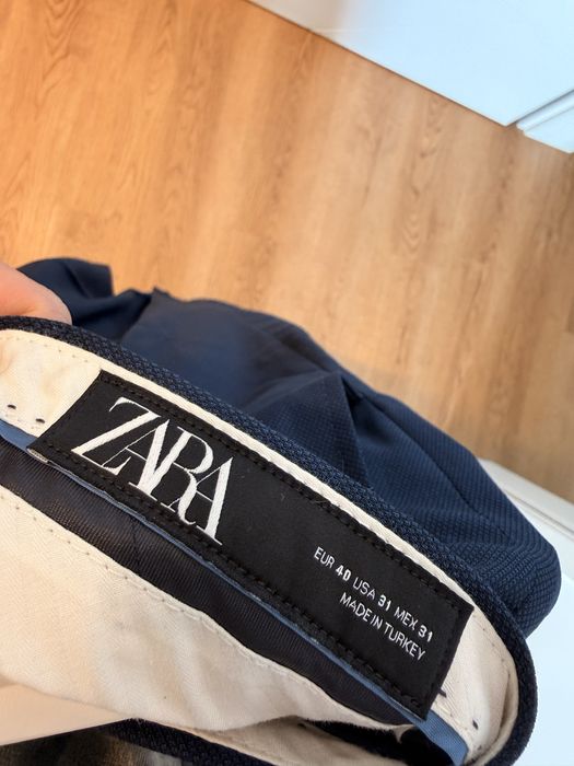 Син костюм на Zara!