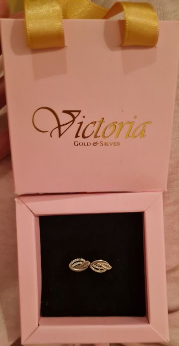 Victoria gold Обици/ Обеци сребърни