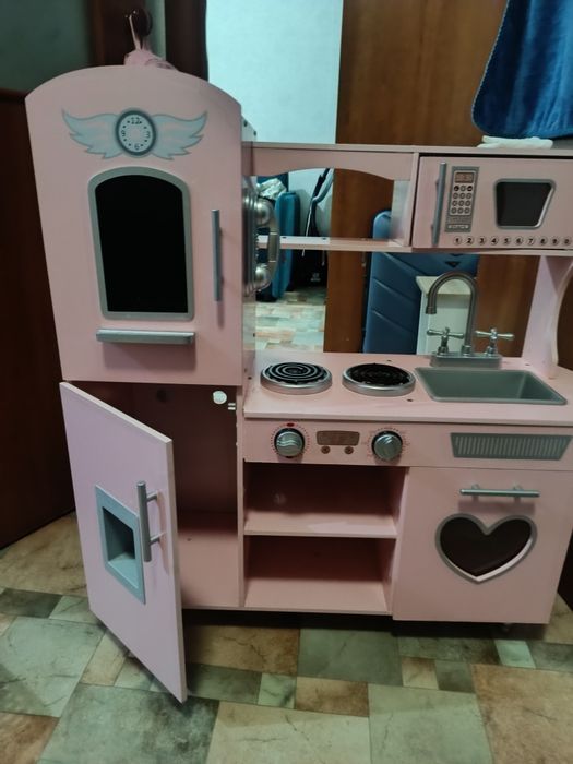 Детская кухня бу розавая