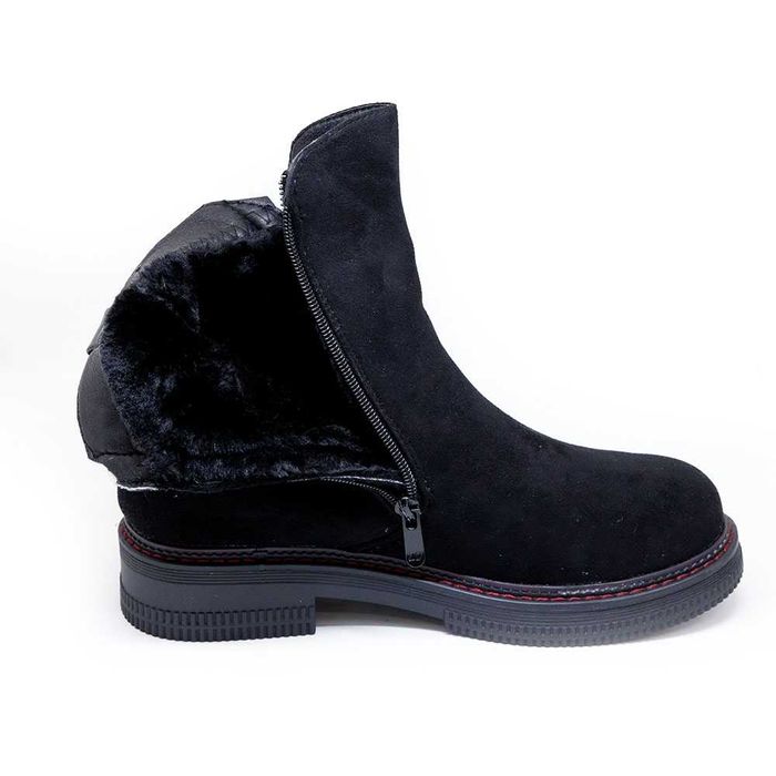 Дамски топли боти от велур - НИСКА ЦЕНА - ВИСОКА КАЧЕСТВО
