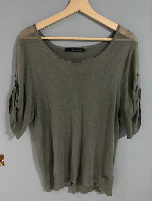 Bluza Calvin Klein cu spatele gol