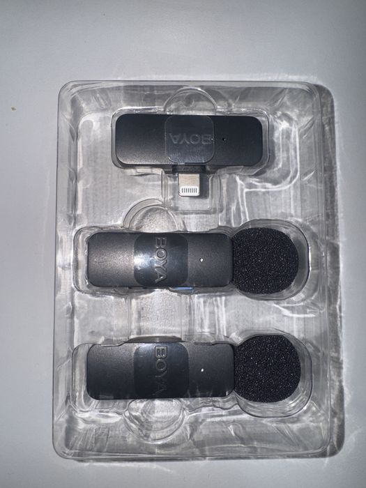 Микрофон,петличка BOYA BY-V2 (2TX + RX)