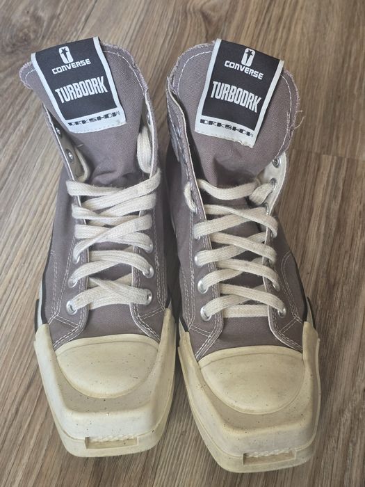 Rick Owens Converse TURBODRK
