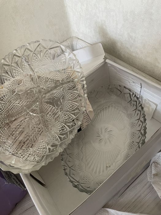 Посуда стеклянные все за 2200тг