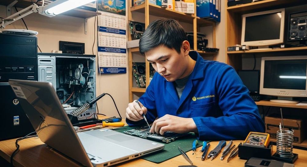 Ремонт НОУТБУКОВ‼️Диагностика компьютеров бесплатно‼️Центр Астаны