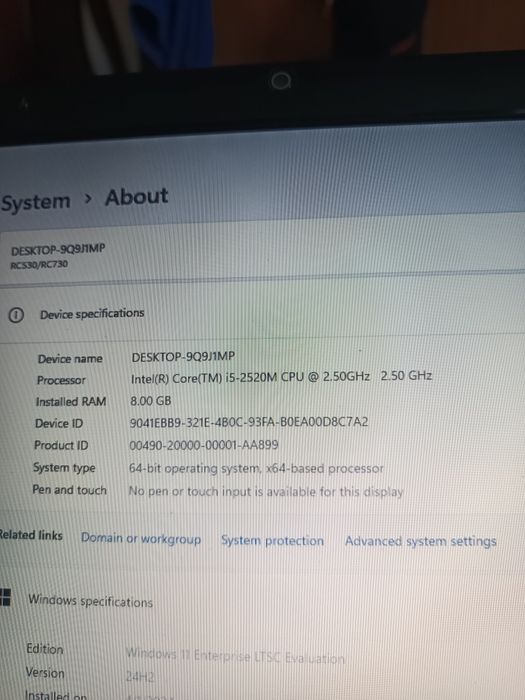 Laptop Asus RC730