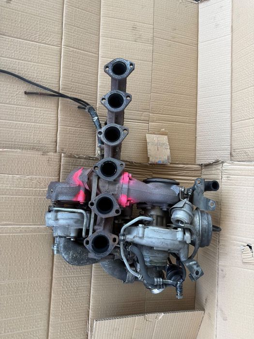 Set Turbine Biturbo BMW N57D30B (299/306 CP) – Complet cu Galerie – Garanție Bmw x5 x6 e70 e61 f01 740d 535dx f07 gt