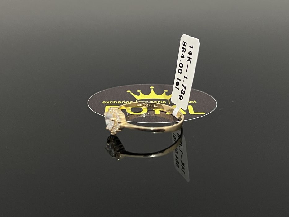 Bijuteria Royal CB : Inel dama aur nou 14k 1,73gr