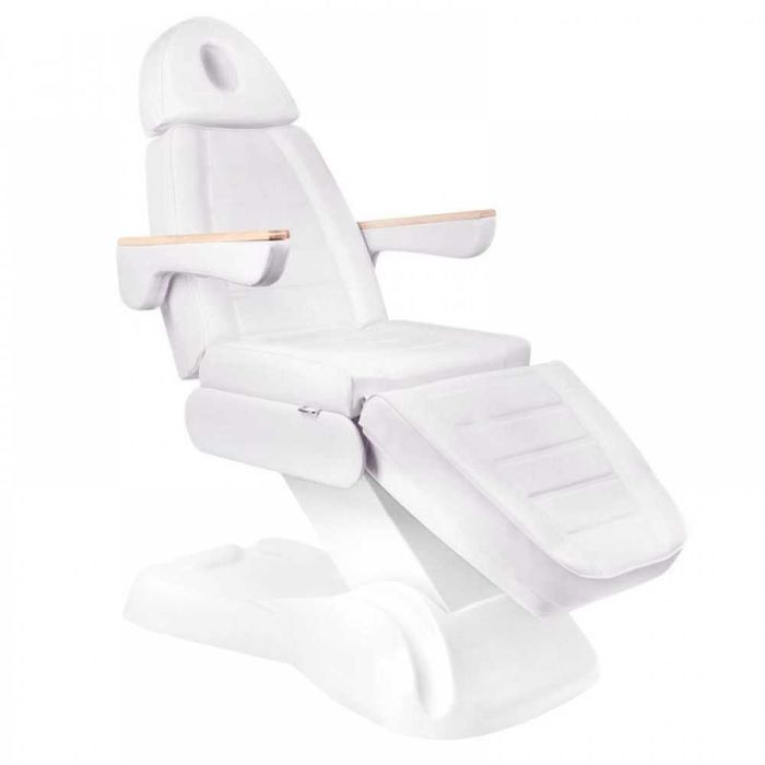 Електрическа кушетка Lux 3 (3 мотора) 200 х 63/83 х 67/89 см - бял