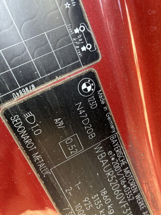 Motor n47d20b 2.3d 123d biturbo