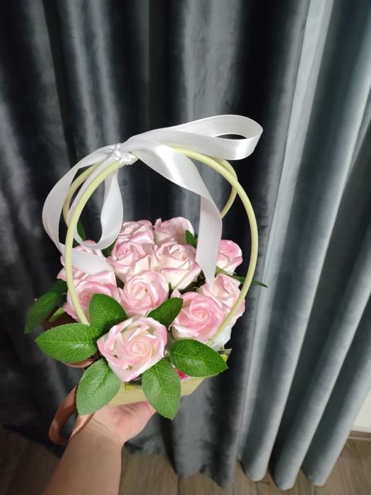 Мыльные розы,лукошки