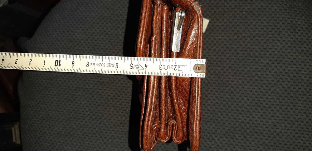 Ретро мъжка кожена чантичка