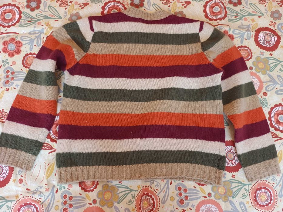 Pulover lână Benetton, copii 8-9 ani, impecabil