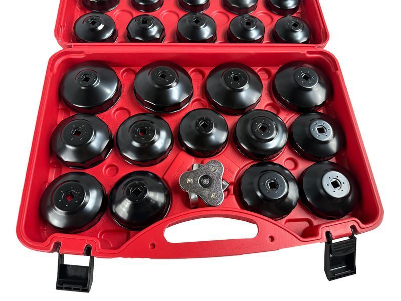 Комплект ключове капачки за маслен филтър, 30 бр. gebo tools