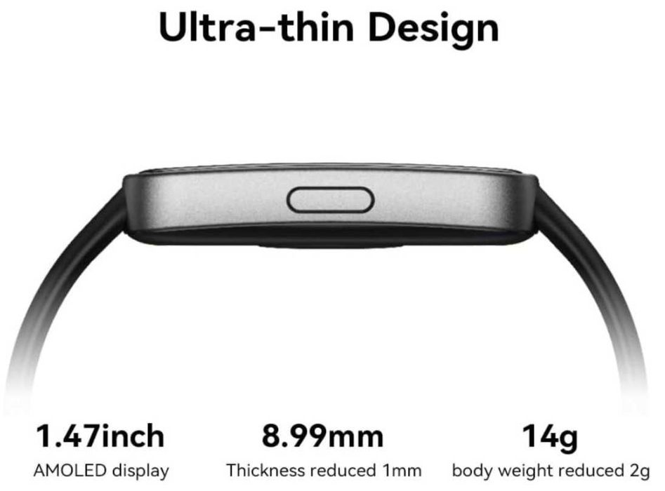 Фитнес гривна Huawei Band 8, монитор на здраве, цвят: розов