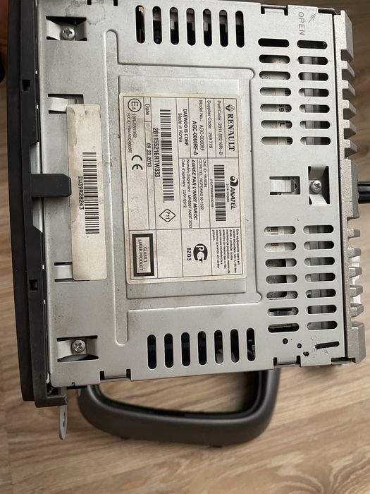 Штатная магнитолла Duster 2013