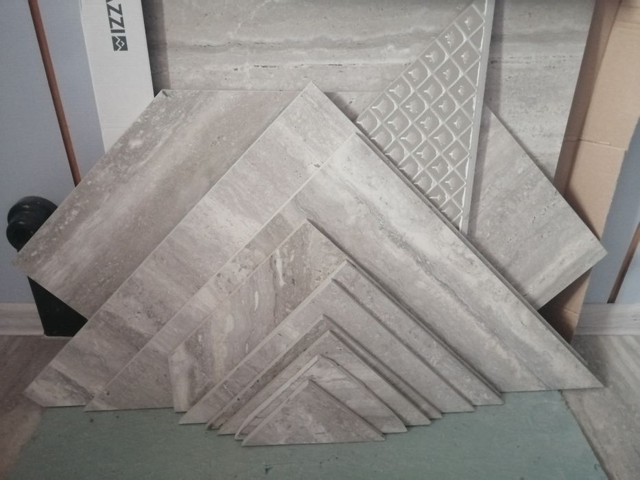 Гранитогрес Мараци Травертино силвър - парчета