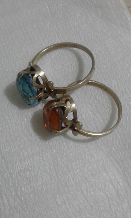 Кольца серебро разные