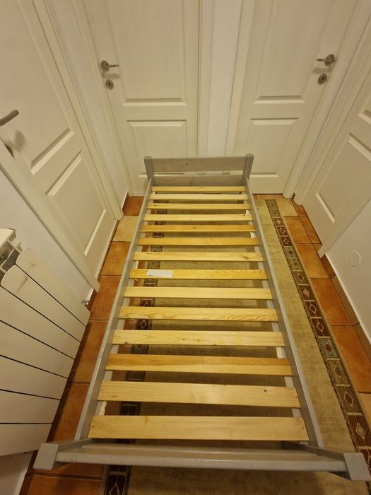 Vand pat copil ( 165x80cm ) ( Jysk) cu/fara  saltea Ikea ( 165x80cm)