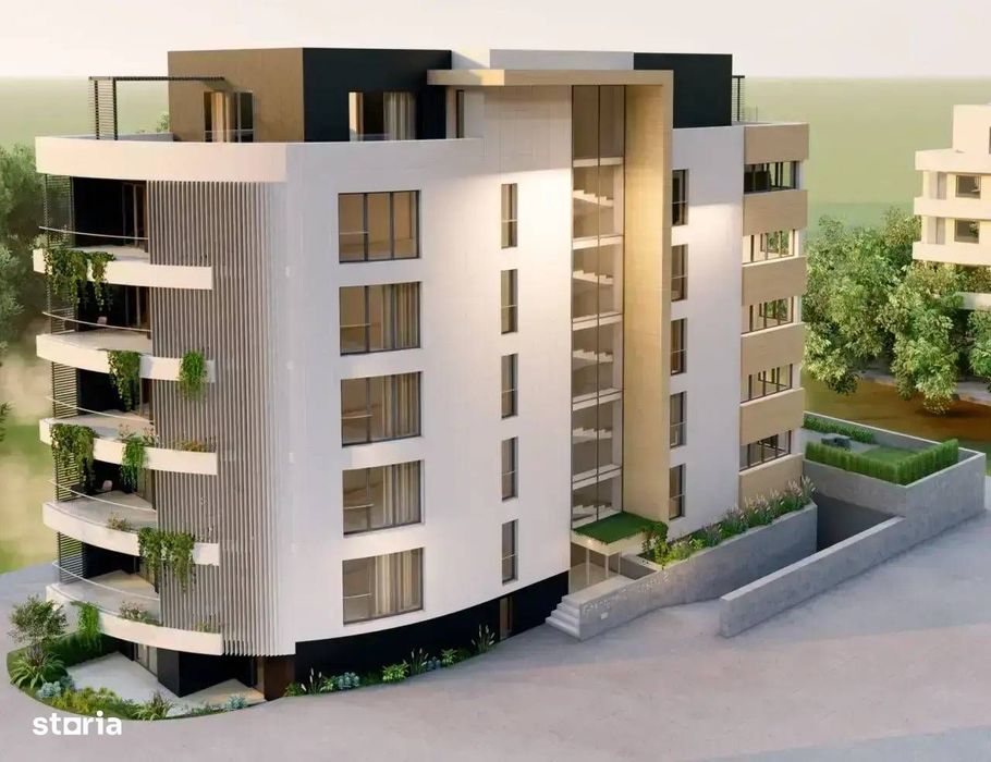 Apartament spectaculos sut 95,57mp, 2 camere cu 2 bai, zona Herăstrău — fotografia 3