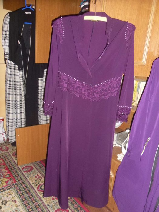 set rochie lunga+ sacou lung