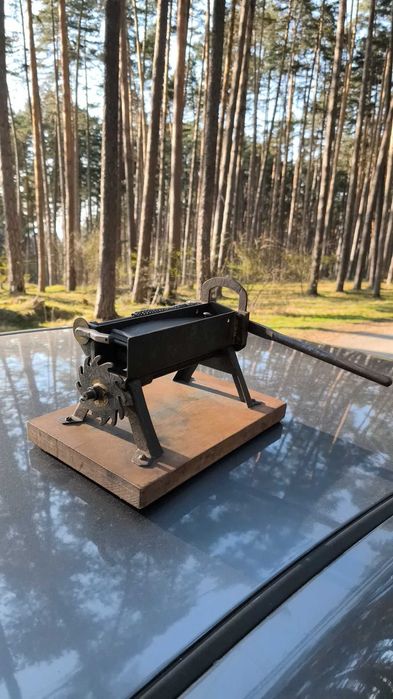 Menghină veche tăiat frunze tutun anii 1880