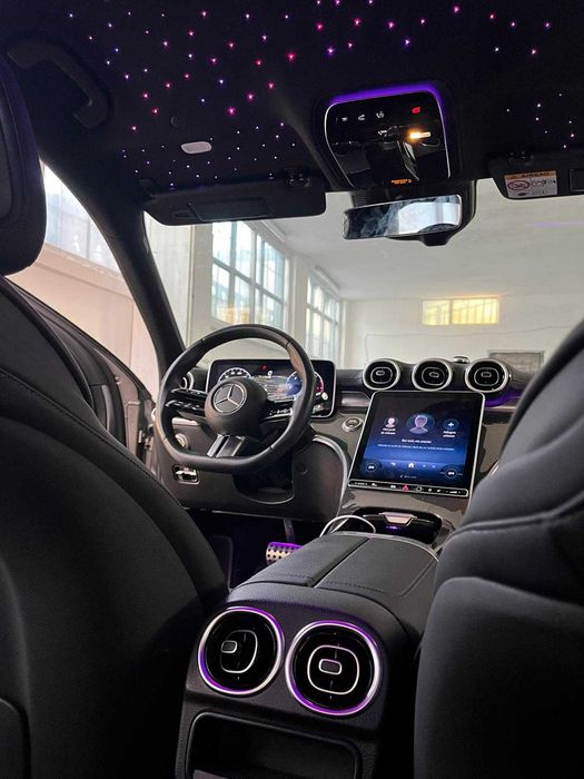 Kit fibră optică plafon înstelat RGB aplicație Android IOS telecomandă