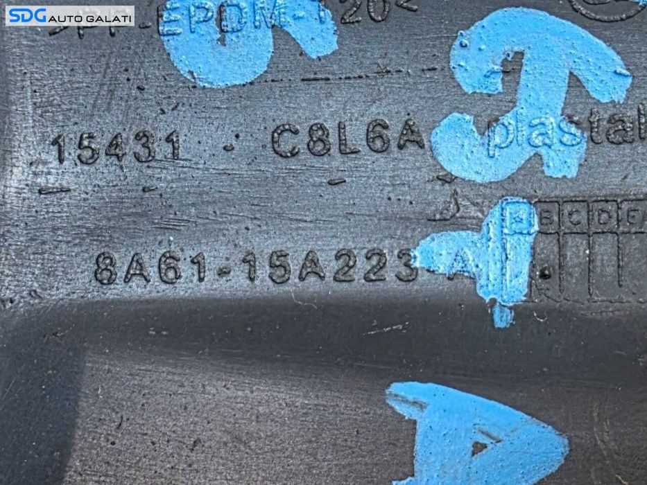 Rama Grila Ornament Proiector Ceata Stanga de pe Bara Spoiler Fata Ford Fiesta 6 2008 - 2018 Cod 8A61-15A223-A [N5075]