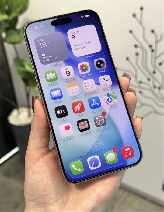 iPhone 15 ProMax 256Gb Natural Titan Akk: 90% Kelwamiz