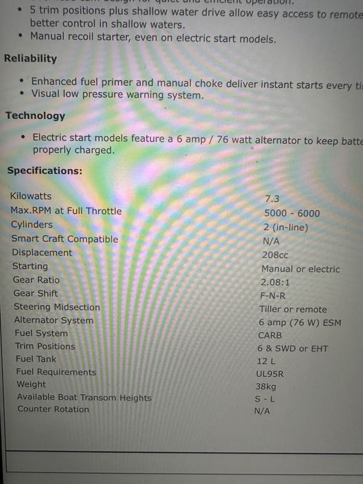 Извънбордов двигател Mariner 9.9 4 Sttroke