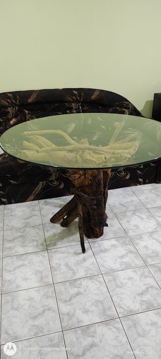 Трапезна маса от корен със два плота ПРОМОЦИЯ