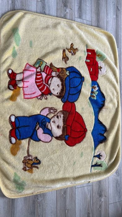 Плед детский с рисунком