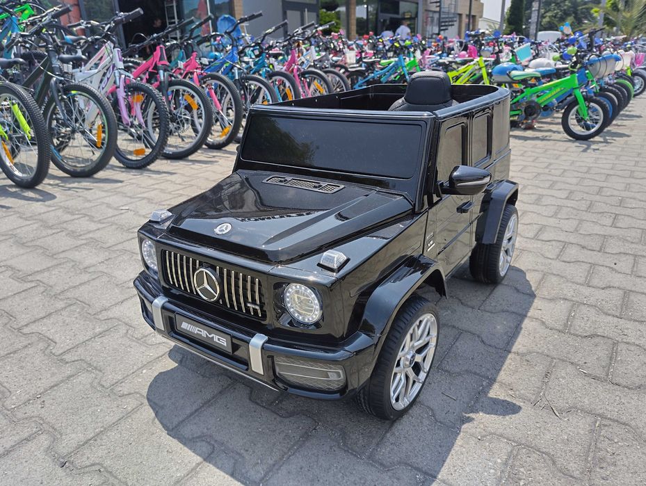MERCEDES Акумулаторен джип AMG G63 мет. черен