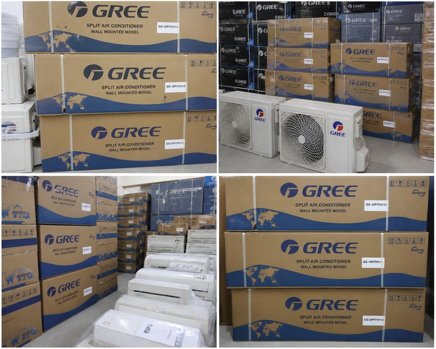 Кондиционер Gree 12/18/24 BTU Inverter Новый со склада