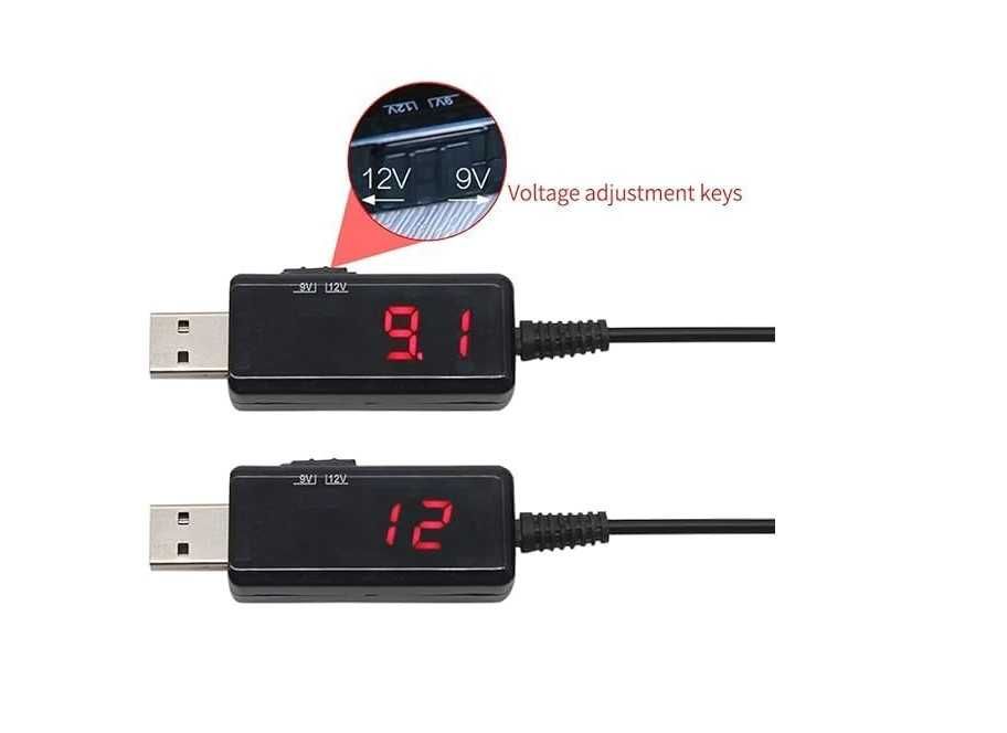 Convertor 5v la 9v sau 12v + conector 3.5x1.35mm