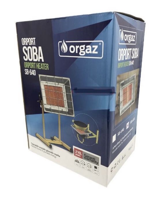 Газова печка със стойка 2900W, отоплителна печка