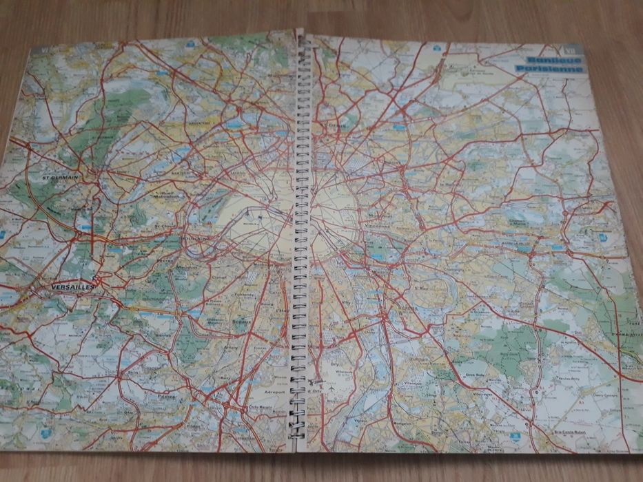 Harta rutiera a Frantei -Michelin