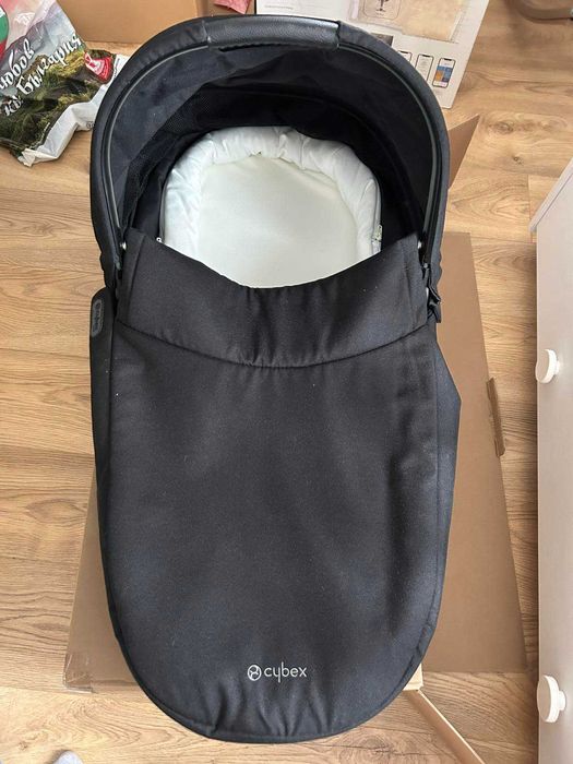 Кош за новородено за количка Cybex - BALIOS S LUX / TALOS S LUX - MOON BLACK