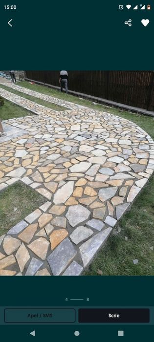 Piatră naturală de munte de Grecia.