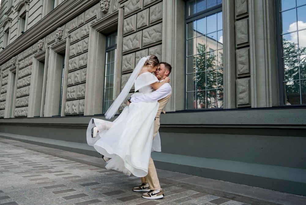 Свадебное платье счастливое